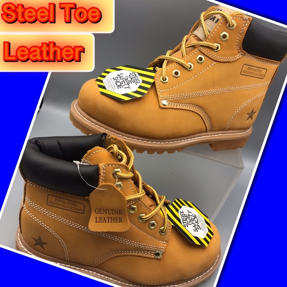 Steel Toe Genuine Men\'s Leather Work/Safety Boots main image 7